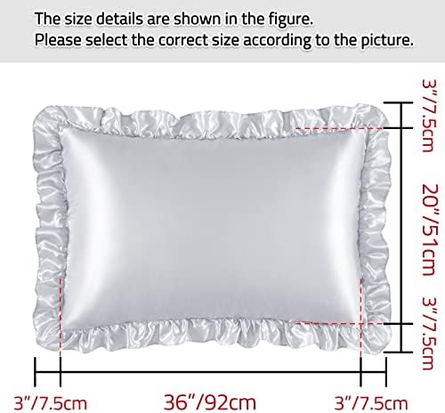 Silky Satin Ruffled Pillow Cases - Image 5