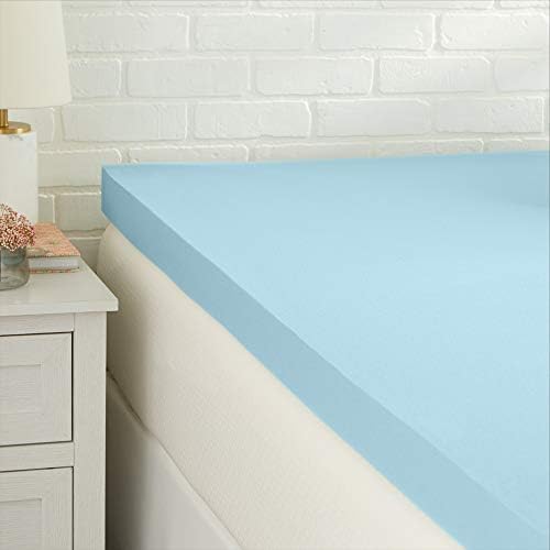 Amazon Basics Full Size Cooling Gel-Infused Memory Foam Mattress Topper by AmazonBasics