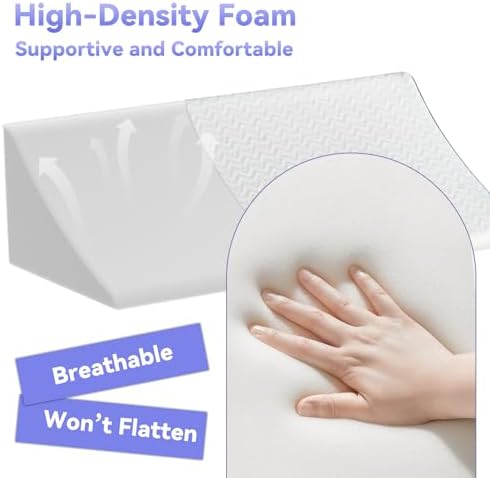 Vekkia Wedge Pillow for Side Sleeping, Back Support - Image 4