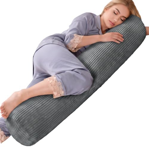 1 MIDDLE ONE Body Pillow for Adults, Long Bolster Pillow for Bed, Decorative by 1MIDDLEONE