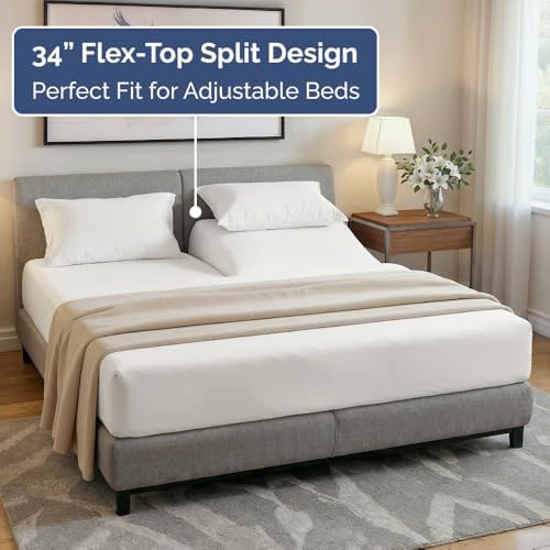 Flex Top Split Head King 4 Piece Sheet Set - Image 4