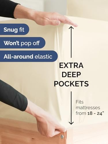 Extra Deep Twin Sheet Set - Image 3