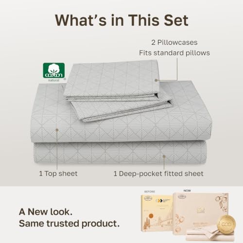 California Design Den Soft 100% Cotton 400 Thread Count Sheets Queen - Image 3