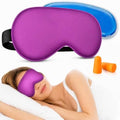 Silk Sleep Mask with 100% Mulberry Silk Cover, Adjustable Strap Night Eye Mask by Unknown