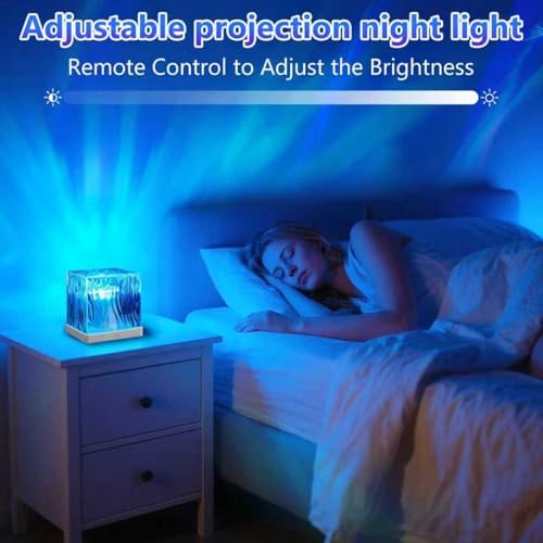 Galaxy Projector for Bedroom with Northern Lights Effect - 16 Color Changing Dimmable Mood Light with Dynamic Ripple, Remote Control, Night Light Projector for Kids Teens Adults Room Decor Gift - Image 6