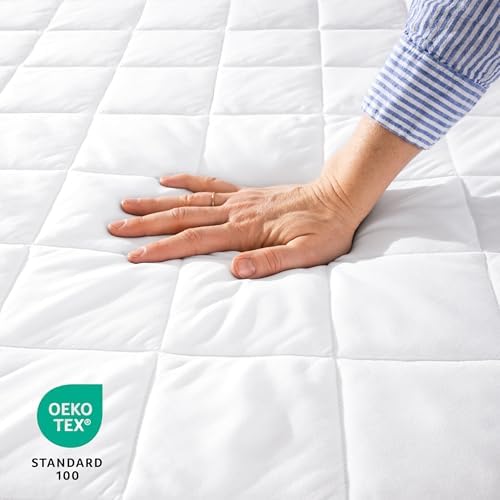 Bare Home Quilted Fitted Mattress Pad - Image 2