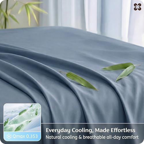 Bedsure PureWoven 100% Rayon Derived from Bamboo, Queen Sheets, 4 Pieces - Image 4
