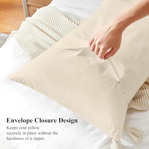100% Coton Waffle Pillow Shams Standard Size Set of 2, Soft Aesthetic Pillow - Image 4