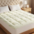 OLIXIS Full Bamboo Viscose Mattress Topper, Cooling Breathable Bed Pad by OLIXIS