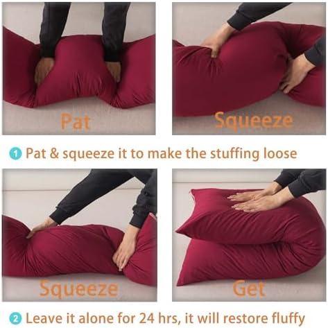 WhatsBedding Memory Foam Body Pillow - Image 6