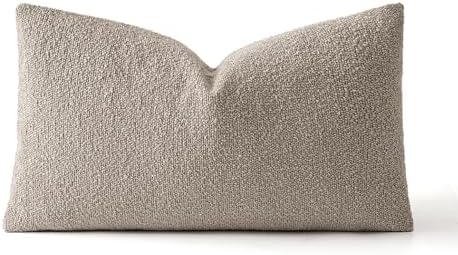 MIULEE Textured Boucle Lumbar Pillow Cover - Image 6