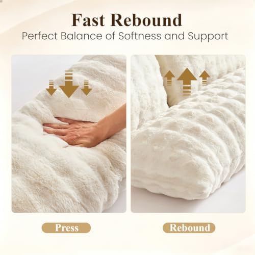 SHOUREN Large Body Pillow, Long Bed Pillow - Image 5