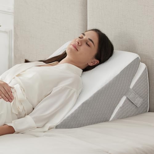 Ruqmuis Wedge Pillow Set for After Surgery, Adjustable 9&12 Inch Bed Wedge by Ruqmuis