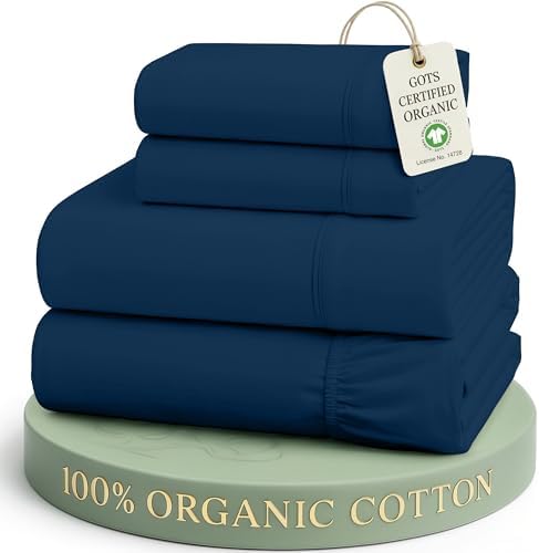 LANE LINEN Eco Friendly 100% Organic Cotton Bed Sheets Queen Size, Soft & Comfy by LaneLinen