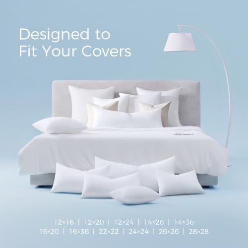 Phantoscope 14x26 Pillow Insert, Soft Lumbar Support Pillow - Image 6