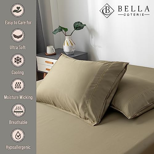 BELLA COTERIE | Luxury Bamboo Viscose Queen Size Pillowcase Set - Image 2