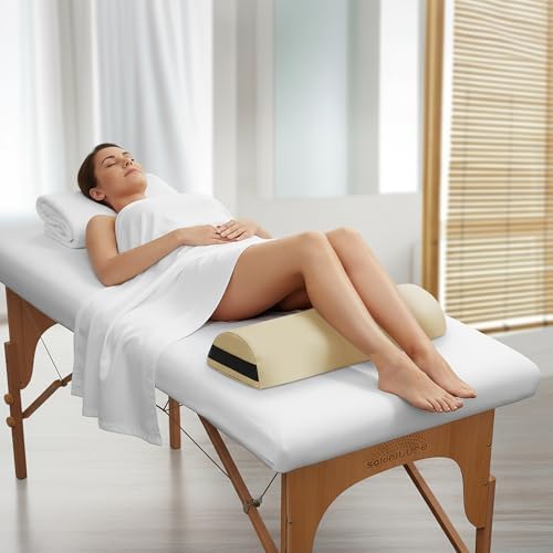 Saloniture Jumbo Half Round Massage Table Bolster Under-Knee Pillow Pad - Image 3