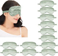 12PACK Silky Sleep Masks Satin Eye Mask Silk Eyes Cover by WJingYiJia