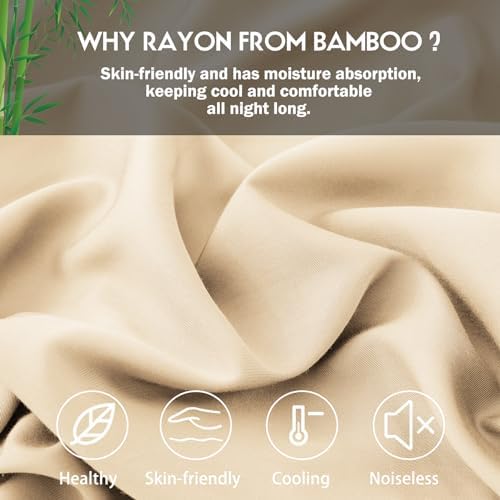 Pillowcases Queen Size 2 Pack, Cooling Viscose from Bamboo Pillow Cases - Image 2