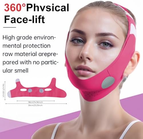 ROWMATE Graphene V-Line Mask Chin Up Mask V Shaped Face Mask Chin Strap - Image 5