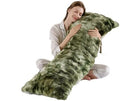 20"x54"Luxury Shaggy Faux Fur Body Pillow Cover, Bubble Fluffy Plush Bed Body by Animebody