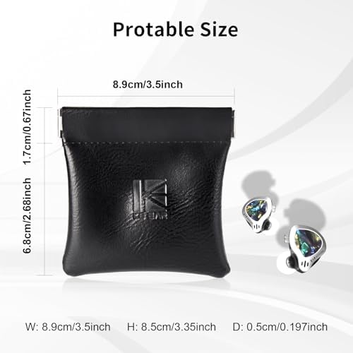 2 Pack Kbear Leather Squeeze Coin Purse Pouch Change Holder - Image 3