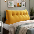11 lbs Thickened Queen Wedge Pillow Headboard Body Positioner Bed Wedge Pillow by Rucener