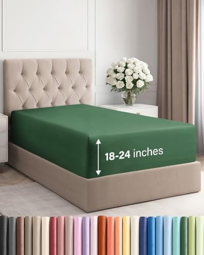 CGK Linens Deep Twin XL Fitted Sheet by CGKUnlimited