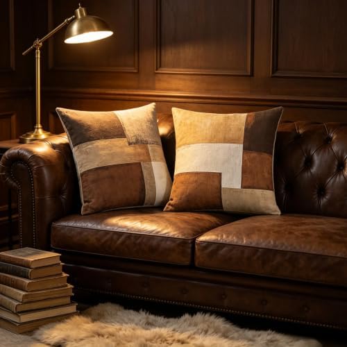 Wabi Sabi Abstract Geometric Throw Pillow Covers 18x18 Set of 2 - Image 7