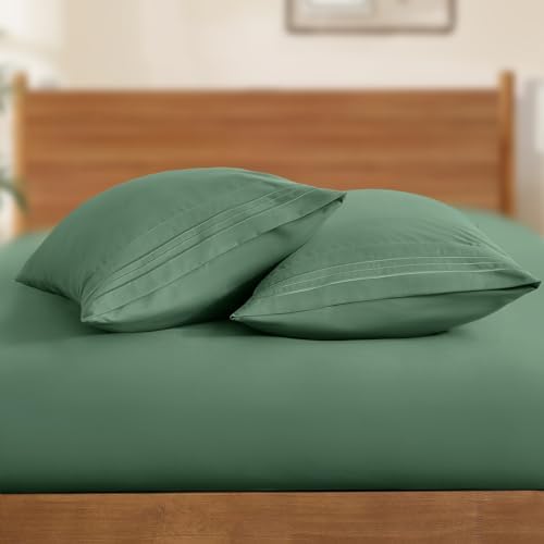 Horbaunal Microfiber Pillowcases Standard Size, 2 Pack - Image 4