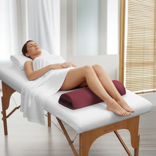 Saloniture Jumbo Half Round Massage Table Bolster Under-Knee Pillow Pad - Image 3