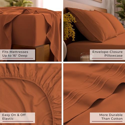 Mellanni Iconic 4-Piece, Ultra Soft Sheet Set - Image 5
