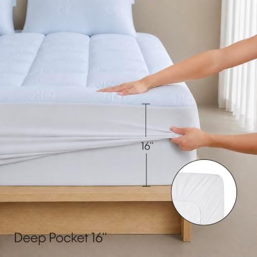 Calvin Klein Cooling Mattress Topper Full Size - Image 2