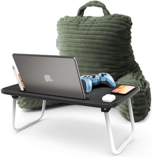 Nestl Olive Green Reading Pillow by Nestl