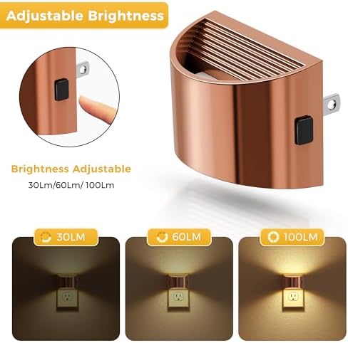 L LOHAS LED Night Lights Plug into Wall, Dimmable Night Light 2 Pack - Image 5