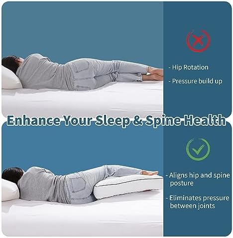 HOMBYS Shredded Memory Foam Knee Pillow - Image 3
