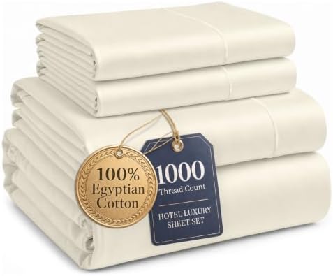 LANE LINEN Queen Size Sheets 1000 Thread Count 100% Egyptian Cotton by LaneLinen