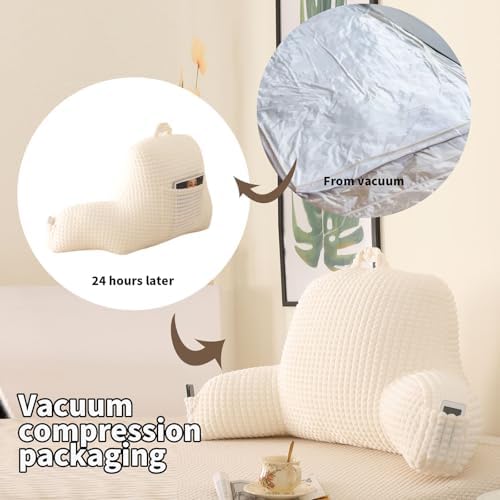 Reading Pillow with Arms for Sitting in Bed - Image 4