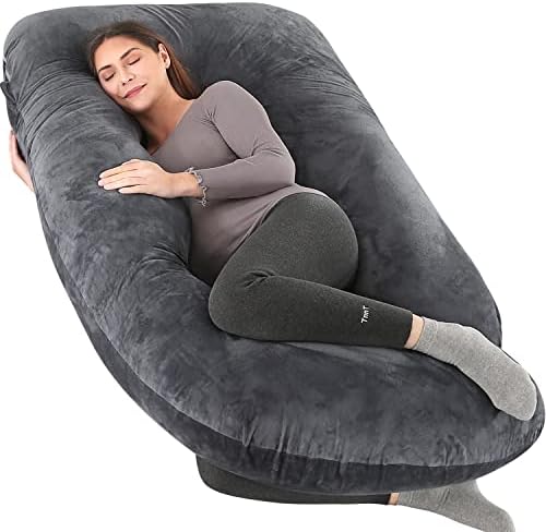 Elover U Shaped Pregnancy Pillow, Full Body Maternity Support by Elover