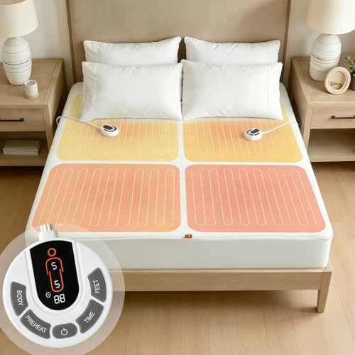 Texciting Heated Mattress Pad Queen Size-Bed Warmer by TEXCITING