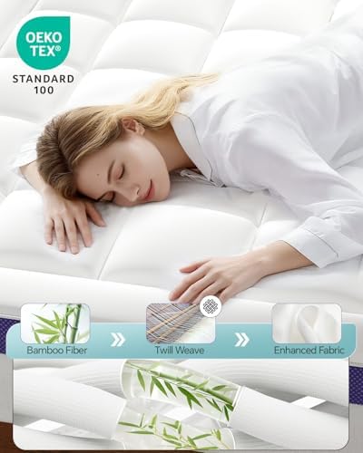 ChiXpace Dual Layer 4 Inch Memory Foam Mattress Topper Twin - Image 3