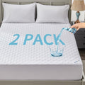 BEDLORE 2 Pack Waterproof Mattress Protector, Cal King Size Mattress Pad by Bedlore