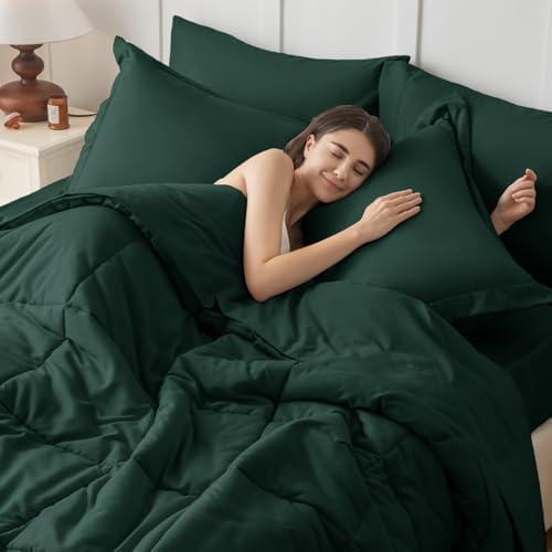 JOLLYVOGUE Full Comforter Set, Ultra-Soft Bed in a Bag Full Size 7 Pieces - Image 6