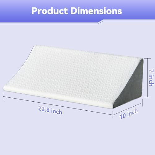 Vekkia Wedge Pillow for Side Sleeping, Back Support - Image 7