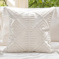 Boho Throw Pillow Covers 20x20 Tufted Tassels by LOOPUINHOM