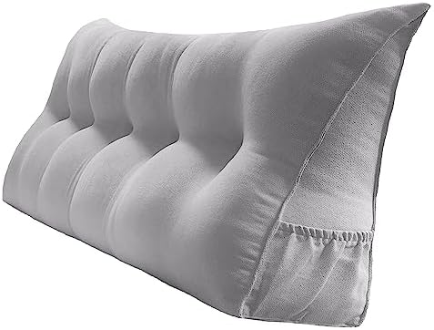 Peachwell Handmade Headboard Pillow-King Size Wedge Support Large Bolster by PEACHWELL