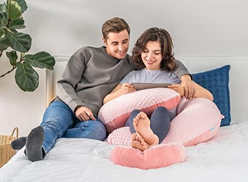 QUEEN ROSE E Shaped Pregnancy Pillows, Detachable Maternity Body Pillow - Image 5