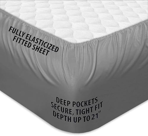 COONP Full Mattress Topper, Extra Thick Pillow Top Mattress Pad Cover - Image 4