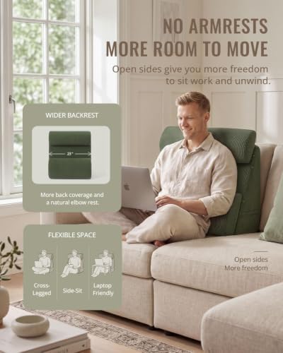 Blissful Diary Reading Pillow, Wide Backrest - Image 2
