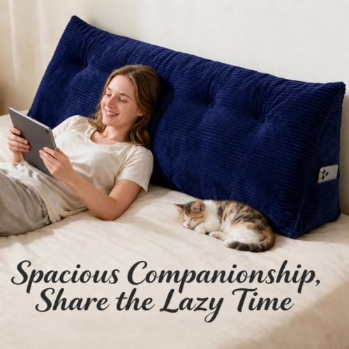 Headboard Pillow Queen, Wedge Pillow Headboard - Image 3